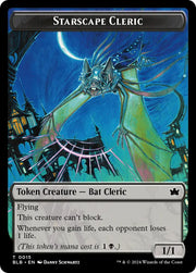 Cragflame // Starscape Cleric Double-Sided Token [Bloomburrow Tokens] - MTG Single