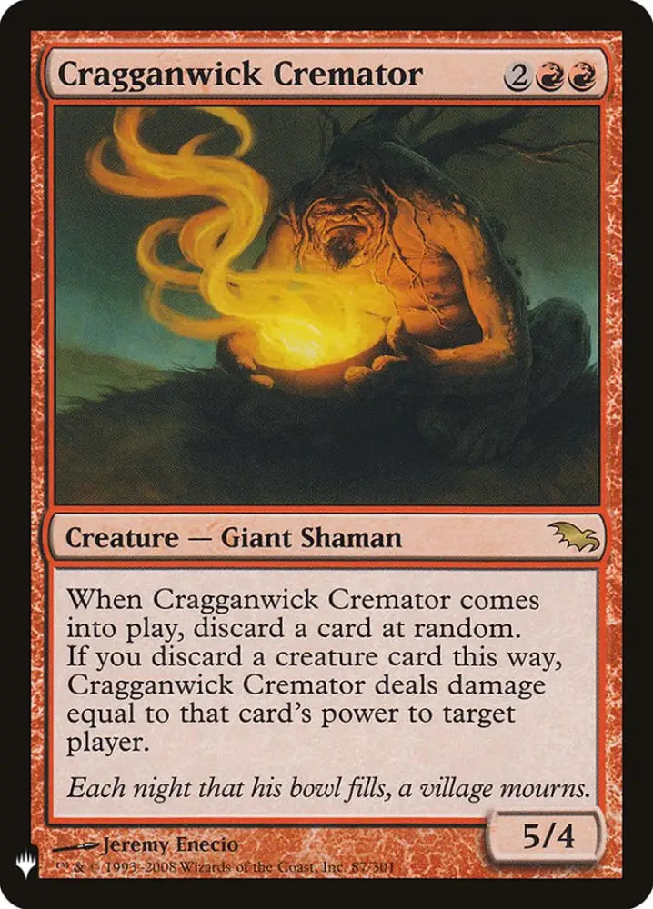 Cragganwick Cremator [The List] - MTG Single