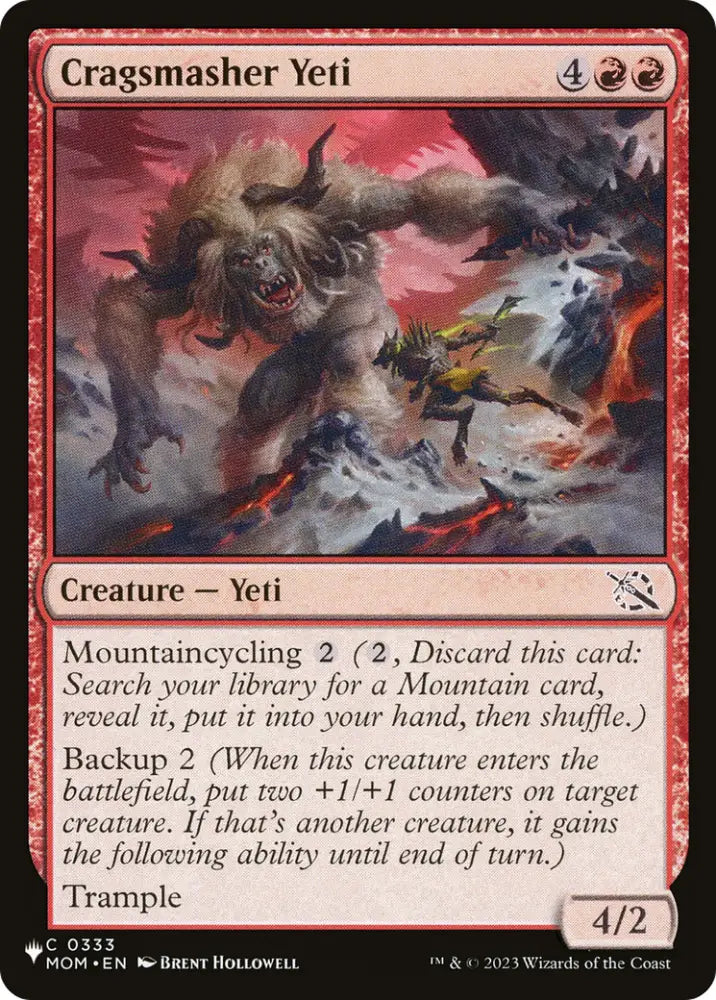 Cragsmasher Yeti [The List] - MTG Single