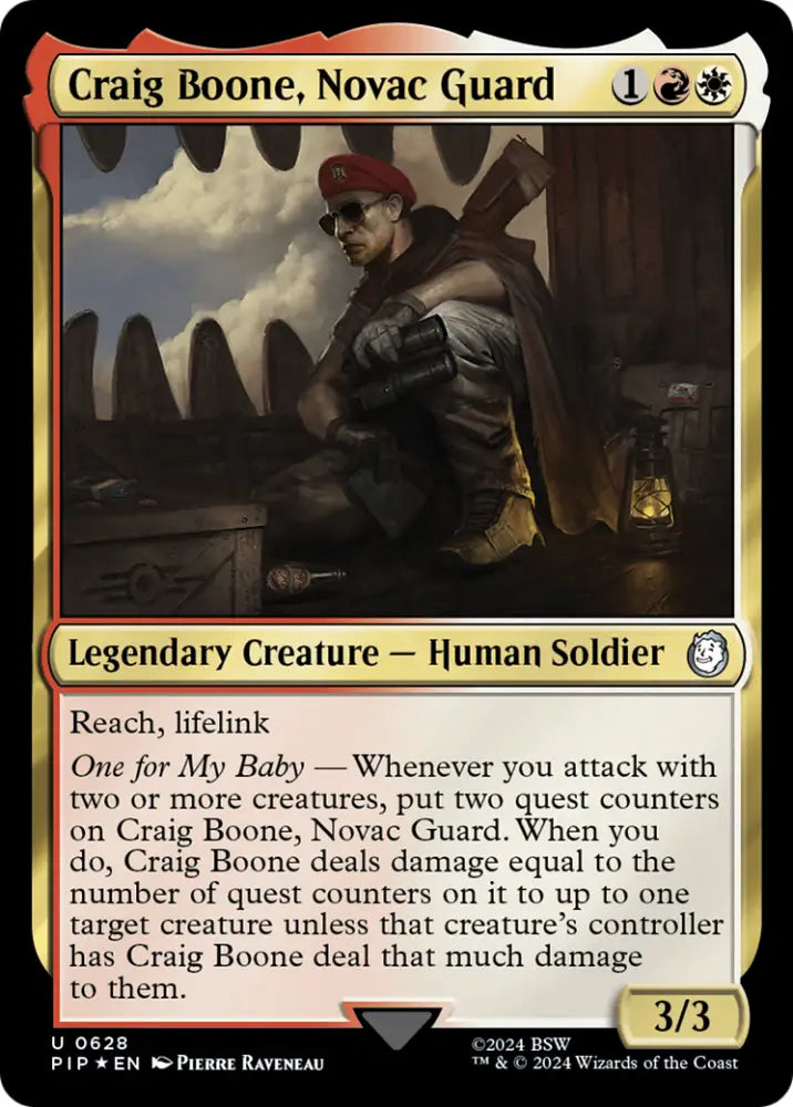 Craig Boone Novac Guard (Surge Foil) [Fallout] - MTG Single