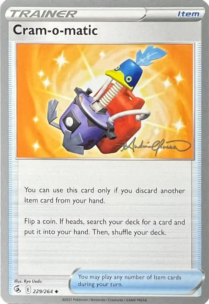 Cram-o-matic (229/264) (The Shape of Mew - Andre Chiasson) [World Championships 2022] - Pokemon Single