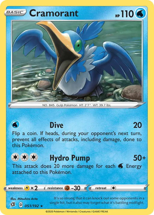 Cramorant (051/192) [Sword & Shield: Rebel Clash] - Pokemon Single