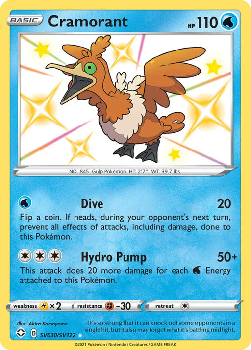 Cramorant (SV030/SV122) [Sword & Shield: Shining Fates] - Pokemon Single