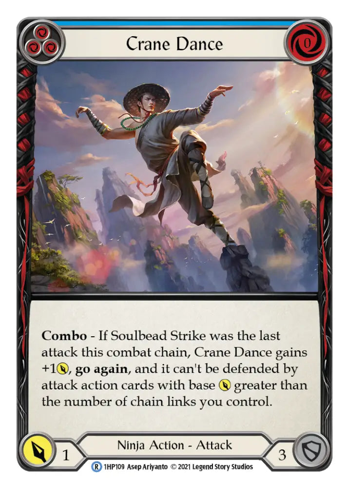 Crane Dance (Blue) [1HP109] (History Pack 1) - Flesh And Blood Single