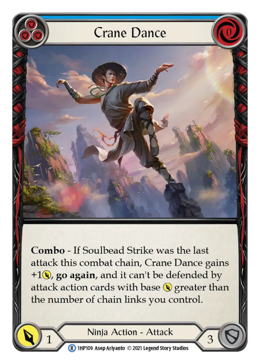 Crane Dance (Blue) [1HP109] (History Pack 1) - Flesh And Blood Single