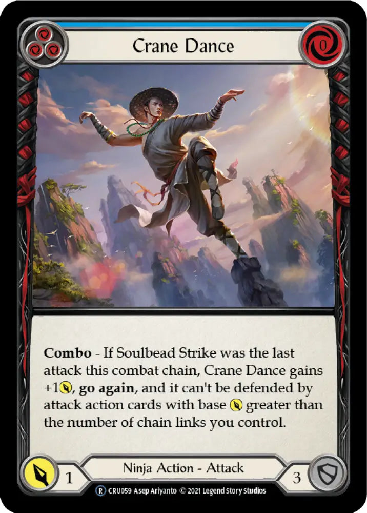 Crane Dance (Blue) [Crucible of War Unlimited] Unlimited Normal - Flesh And Blood Single