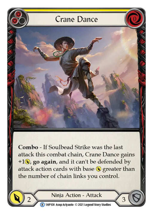 Crane Dance (Yellow) [1HP108] (History Pack 1) - Flesh And Blood Single