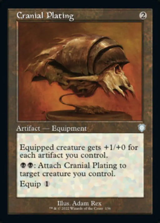 Cranial Plating (Retro) [The Brothers’ War Commander] - MTG Single