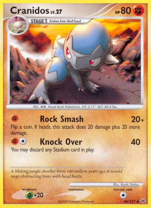 Cranidos (46/127) [Platinum: Base Set] - Pokemon Single