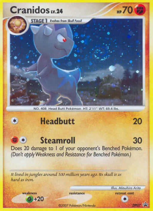 Cranidos (DP07) [Diamond & Pearl: Black Star Promos] - Pokemon Single