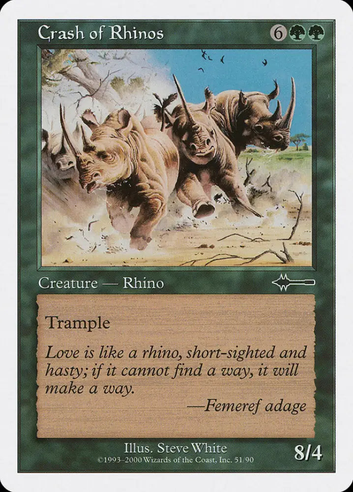 Crash of Rhinos [Beatdown] - MTG Single