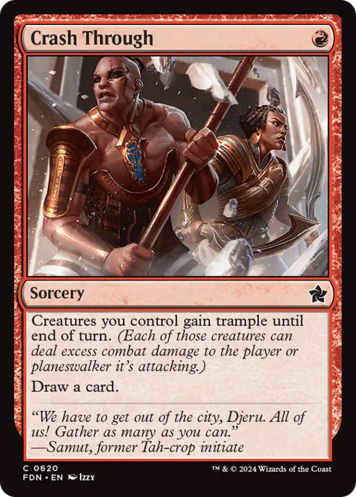 Crash Through [Foundations] - MTG Single