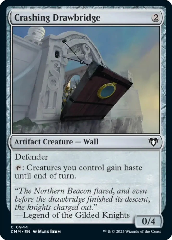 Crashing Drawbridge [Commander Masters] - MTG Single