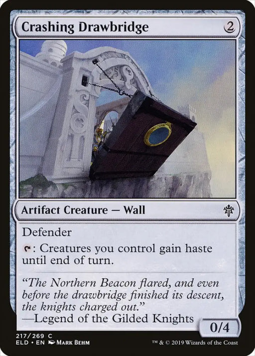 Crashing Drawbridge [Throne of Eldraine] - MTG Single