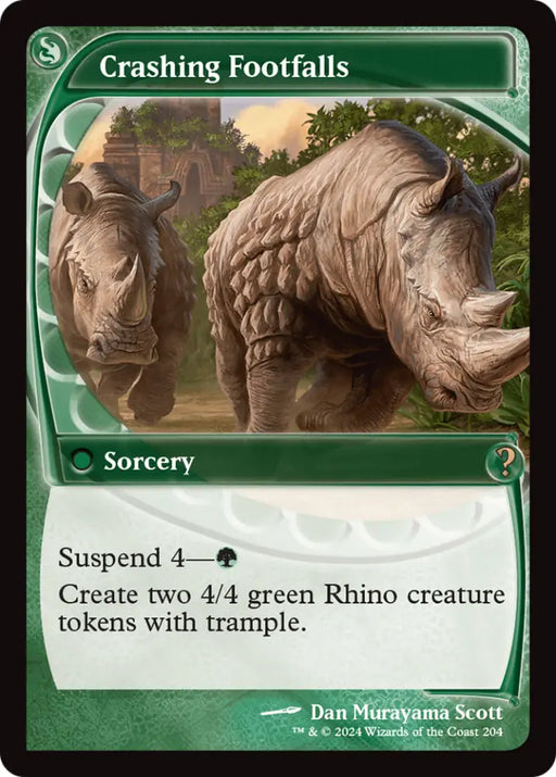 Crashing Footfalls (Future Sight) [Mystery Booster 2] - MTG Single