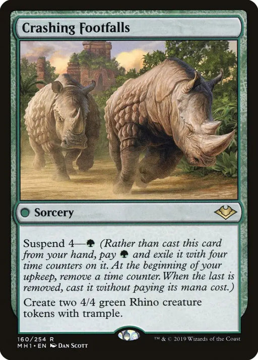 Crashing Footfalls [Modern Horizons] - MTG Single