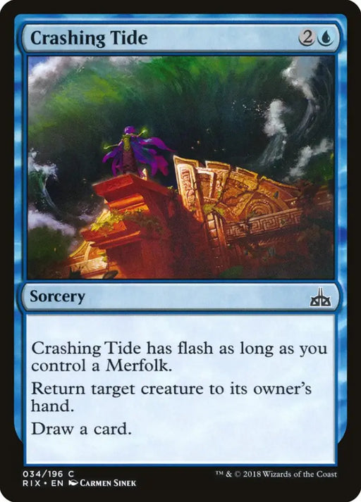 Crashing Tide [Rivals of Ixalan] - MTG Single