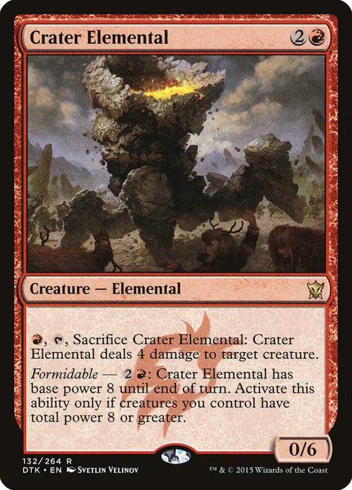 Crater Elemental [Dragons of Tarkir] - MTG Single
