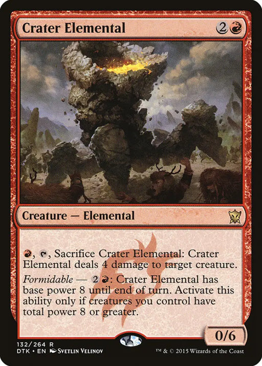 Crater Elemental [Dragons of Tarkir] - MTG Single