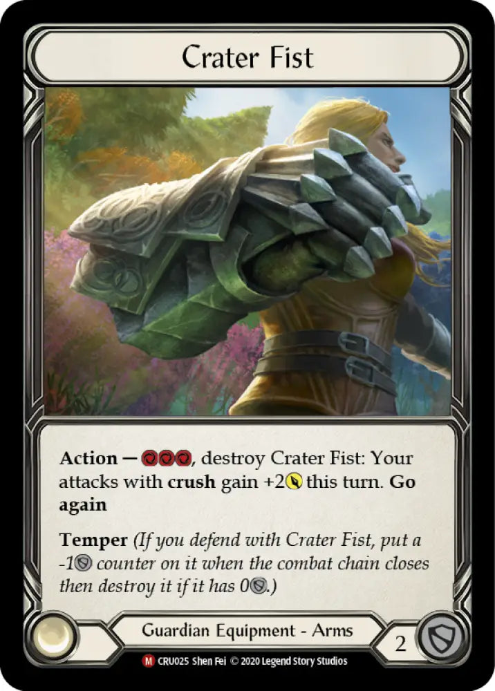 Crater Fist [Crucible of War 1st Edition] 1st Edition Normal - Flesh And Blood Single