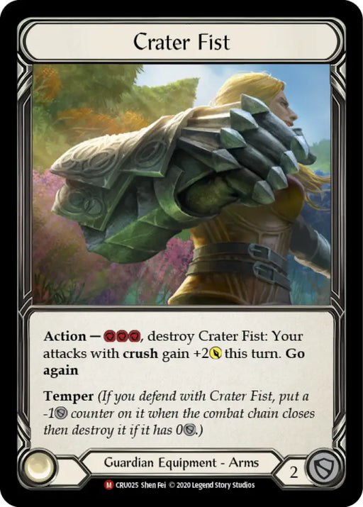 Crater Fist [Crucible of War 1st Edition] 1st Edition Normal - Flesh And Blood Single