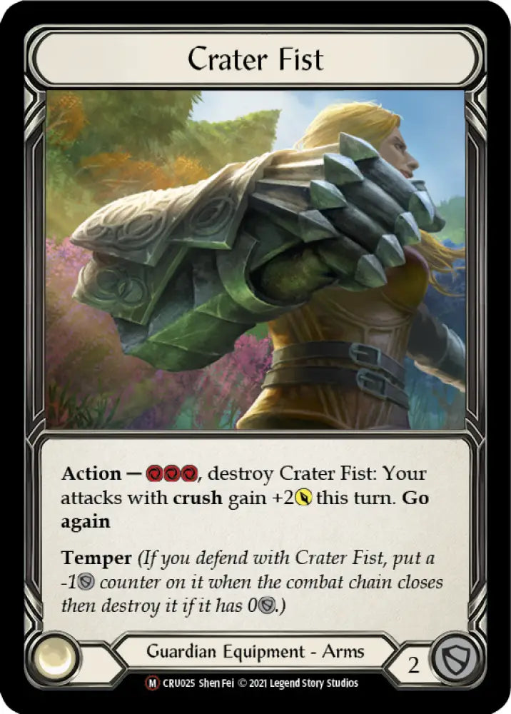 Crater Fist [Crucible of War Unlimited] Unlimited Normal - Flesh And Blood Single