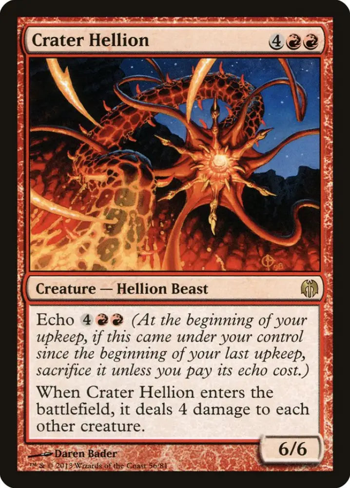 Crater Hellion [Duel Decks: Heroes vs. Monsters] - MTG Single
