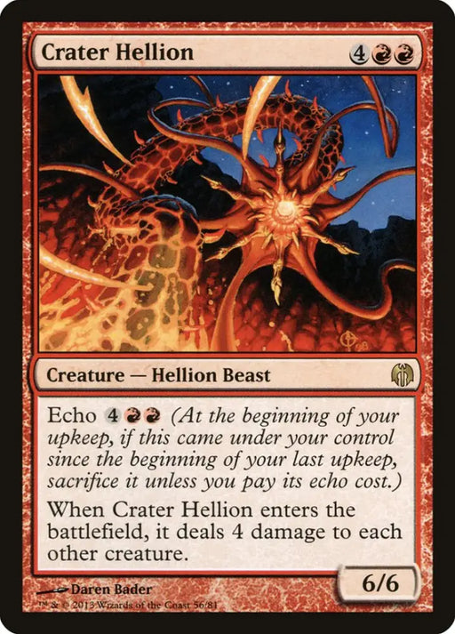 Crater Hellion [Duel Decks: Heroes vs. Monsters] - MTG Single