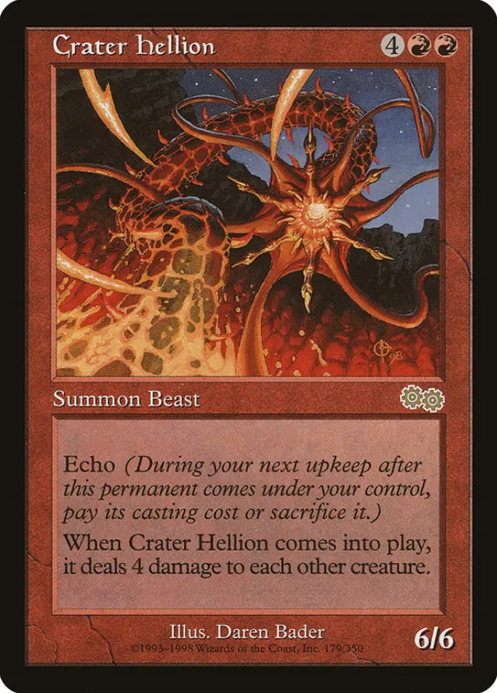 Crater Hellion [Urza’s Saga] - MTG Single