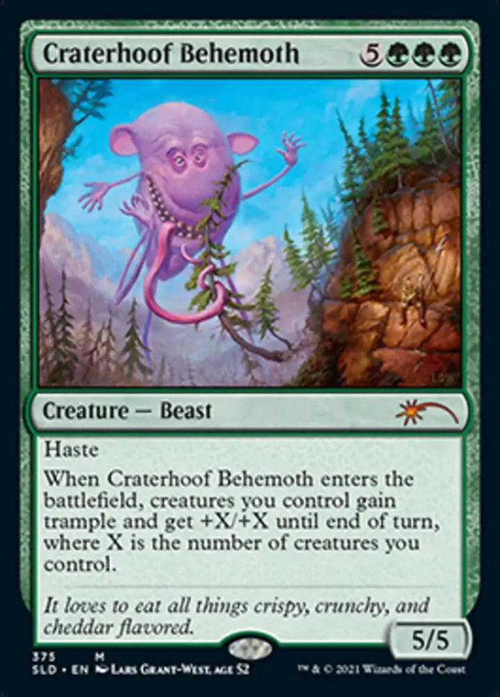 Craterhoof Behemoth (375) [Secret Lair Drop Series] - MTG Single