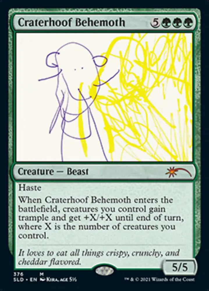 Craterhoof Behemoth (376) [Secret Lair Drop Series] - MTG Single