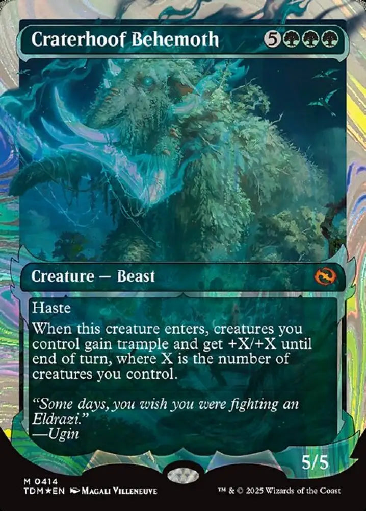 Craterhoof Behemoth (414) [Tarkir: Dragonstorm]