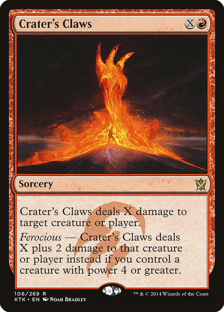 Crater’s Claws [Khans of Tarkir] - MTG Single