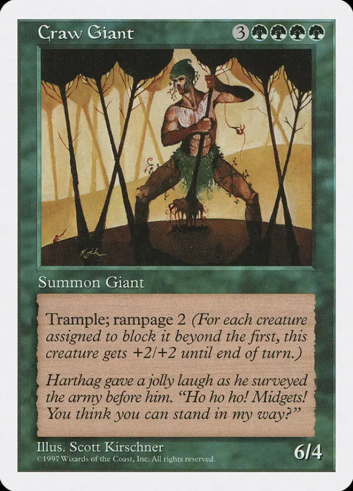 Craw Giant [Fifth Edition] - MTG Single