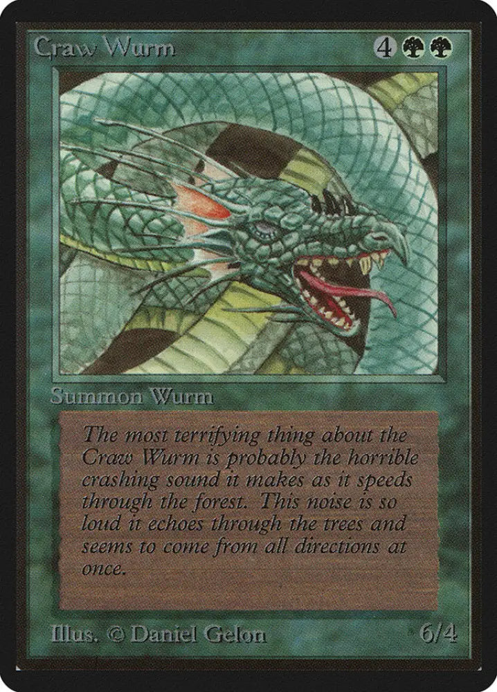 Craw Wurm [Beta Edition] - MTG Single