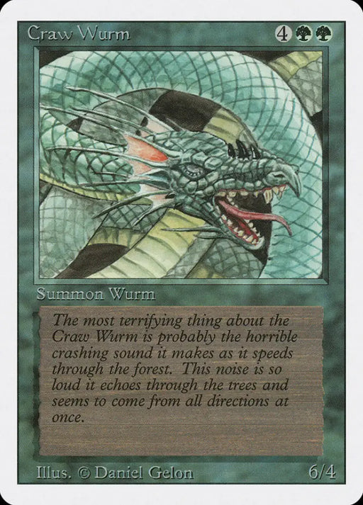 Craw Wurm [Revised Edition] - MTG Single