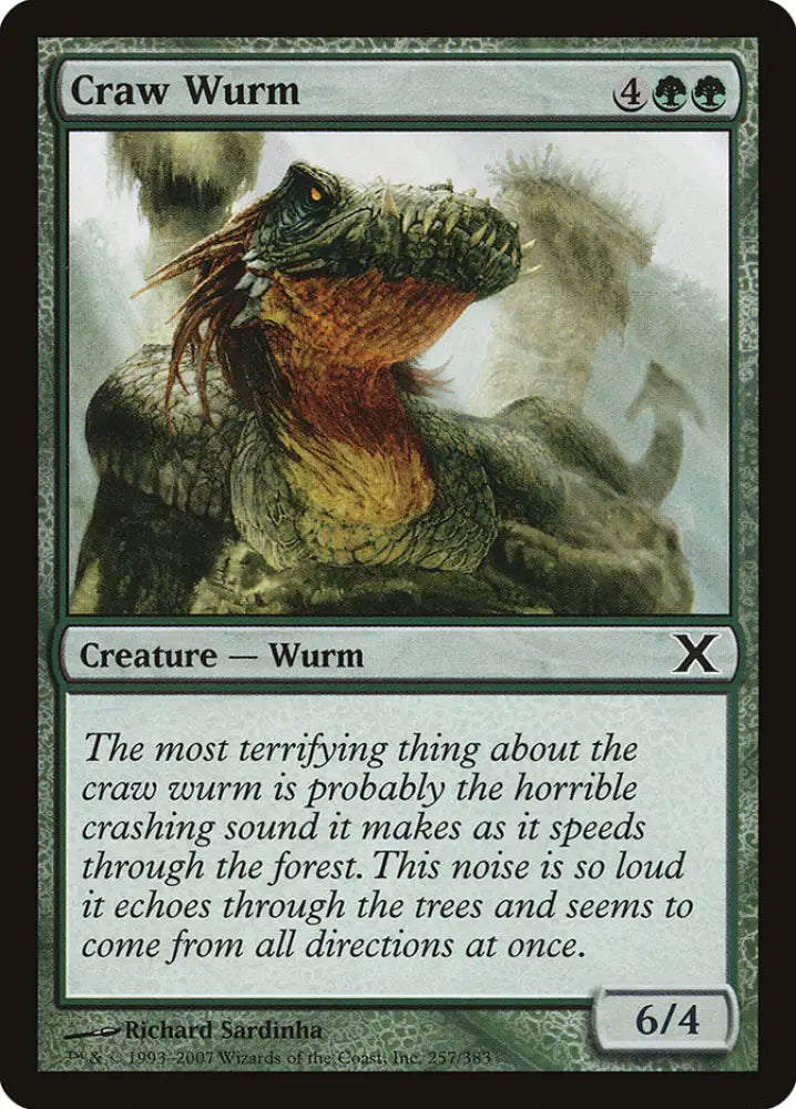 Craw Wurm [Tenth Edition] - MTG Single