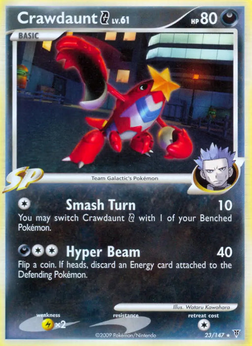 Crawdaunt G (23/147) [Platinum: Supreme Victors] - Pokemon Single