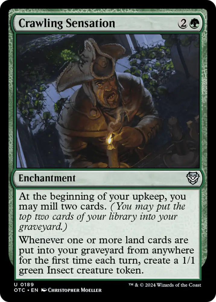 Crawling Sensation [Outlaws of Thunder Junction Commander] - MTG Single
