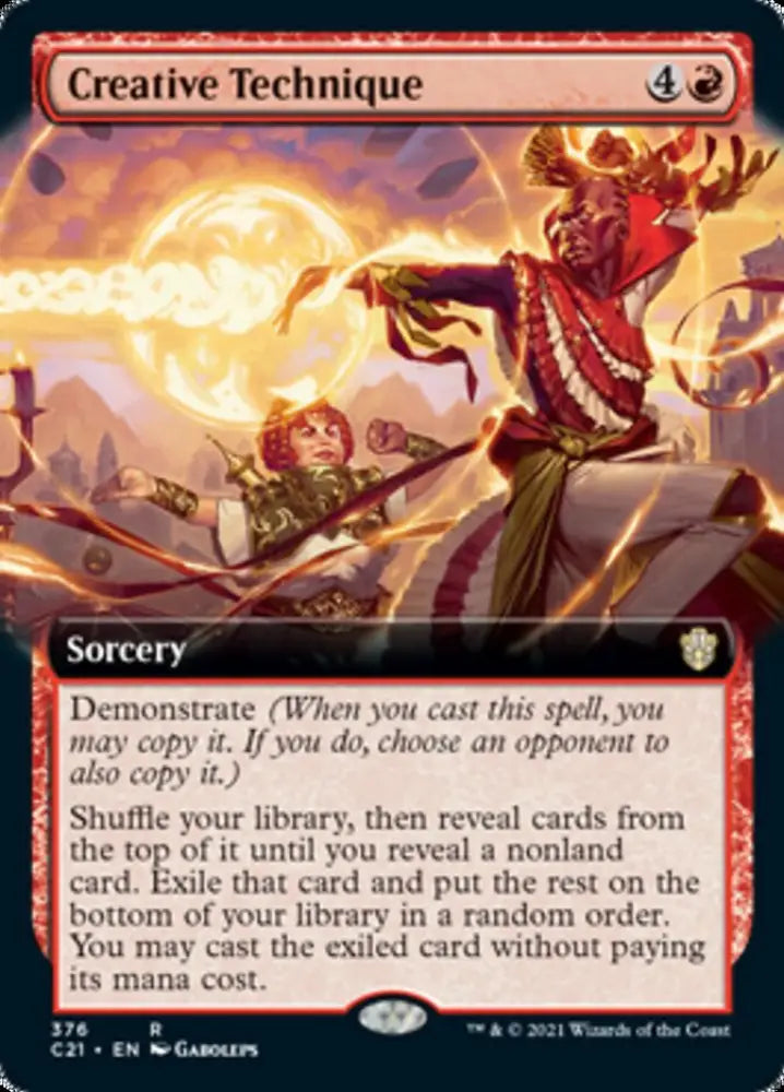 Creative Technique (Extended Art) [Commander 2021] - MTG Single