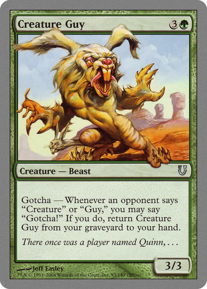 Creature Guy [Unhinged] - MTG Single