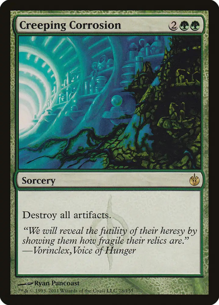 Creeping Corrosion [Mirrodin Besieged] - MTG Single