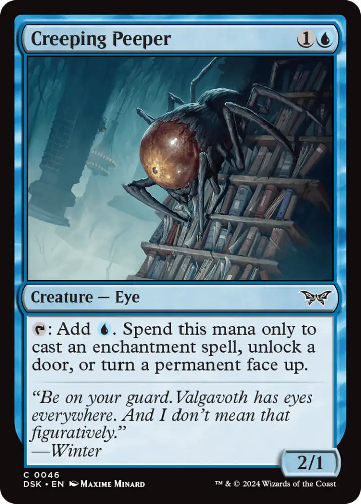 Creeping Peeper [Duskmourn: House of Horror] - MTG Single