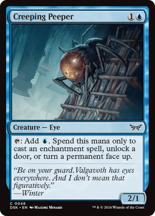 Creeping Peeper [Duskmourn: House of Horror] - MTG Single