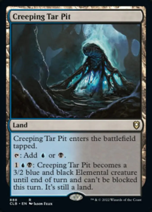 Creeping Tar Pit [Commander Legends: Battle for Baldur’s Gate] - MTG Single