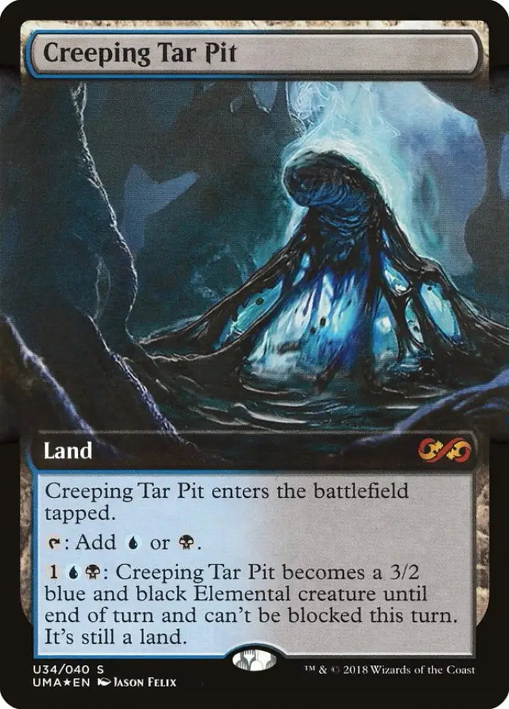 Creeping Tar Pit (Topper) [Ultimate Masters Box Topper] - MTG Single