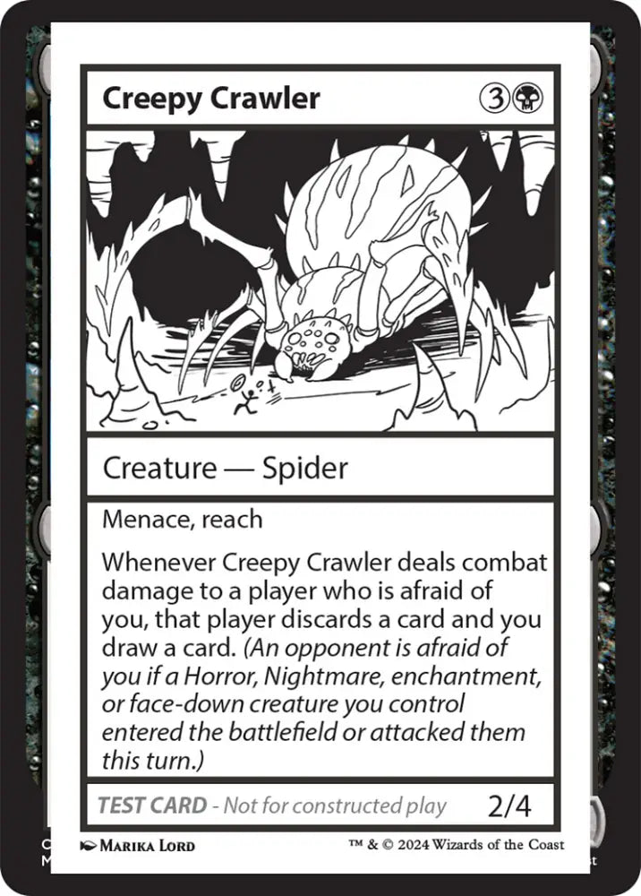 Creepy Crawler [Mystery Booster 2 Playtest Cards] - MTG Single