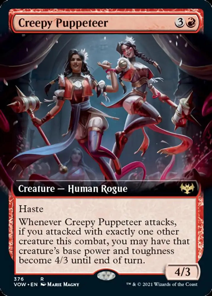Creepy Puppeteer (Extended Art) [Innistrad: Crimson Vow] - MTG Single