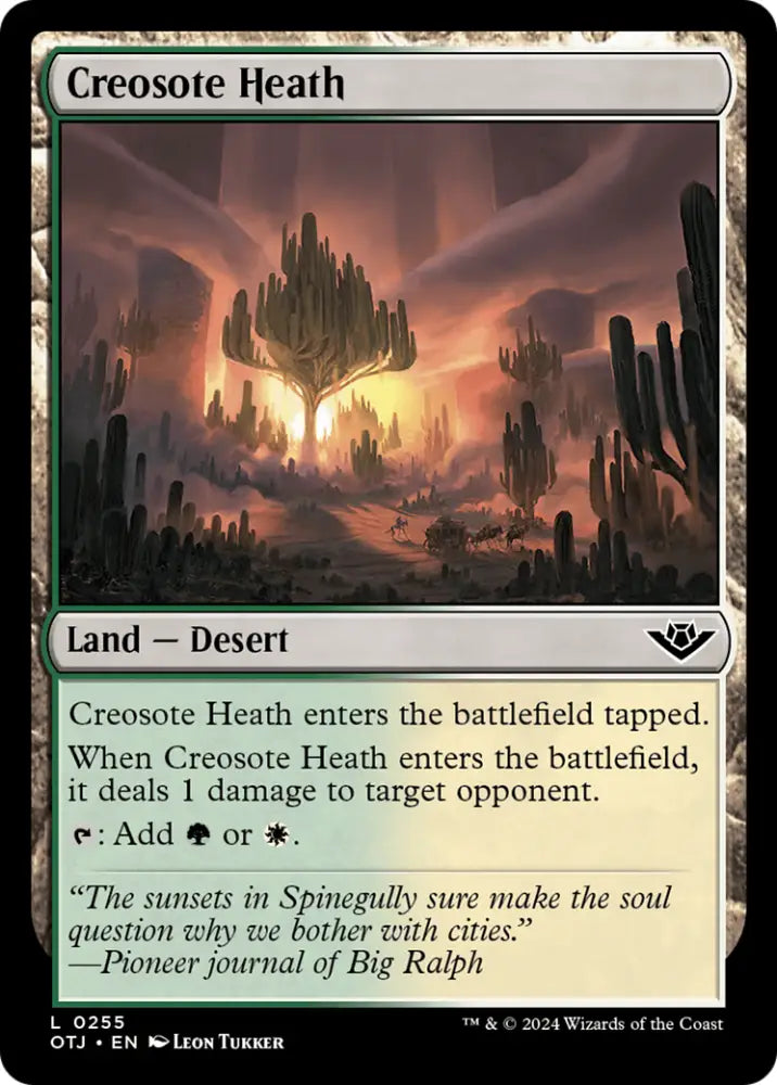 Creosote Heath [Outlaws of Thunder Junction] - MTG Single