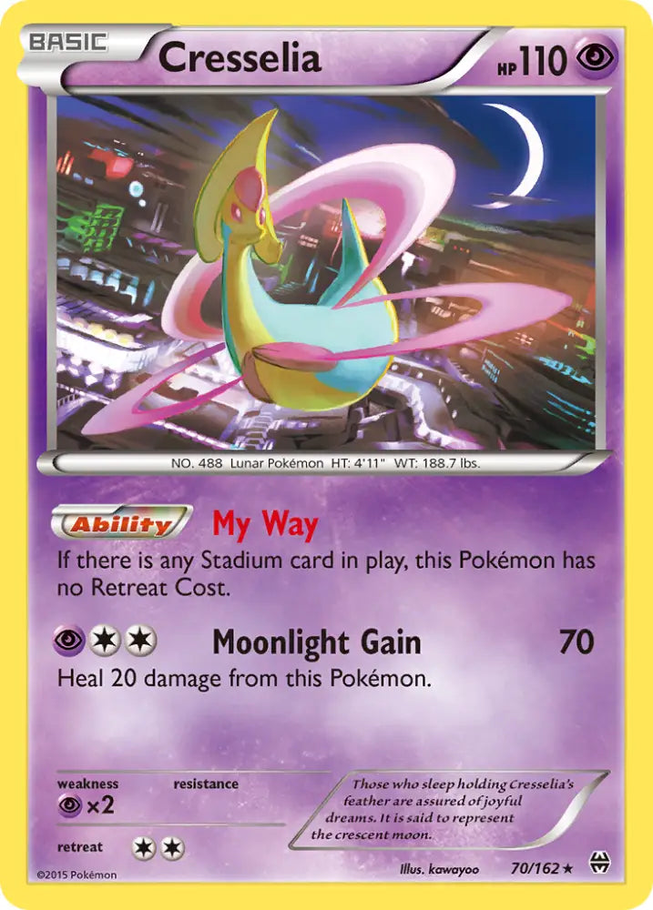 Cresselia (70/162) [XY: BREAKthrough] - Pokemon Single